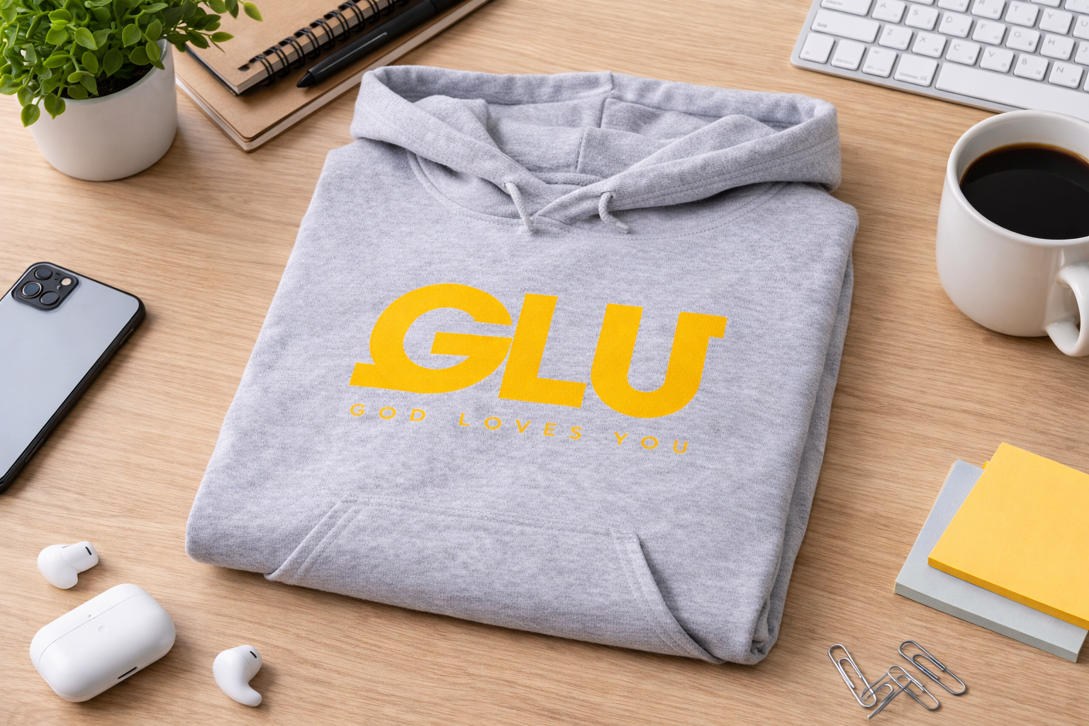 GLU "God Loves You" Classic Hoodie (Unisex)