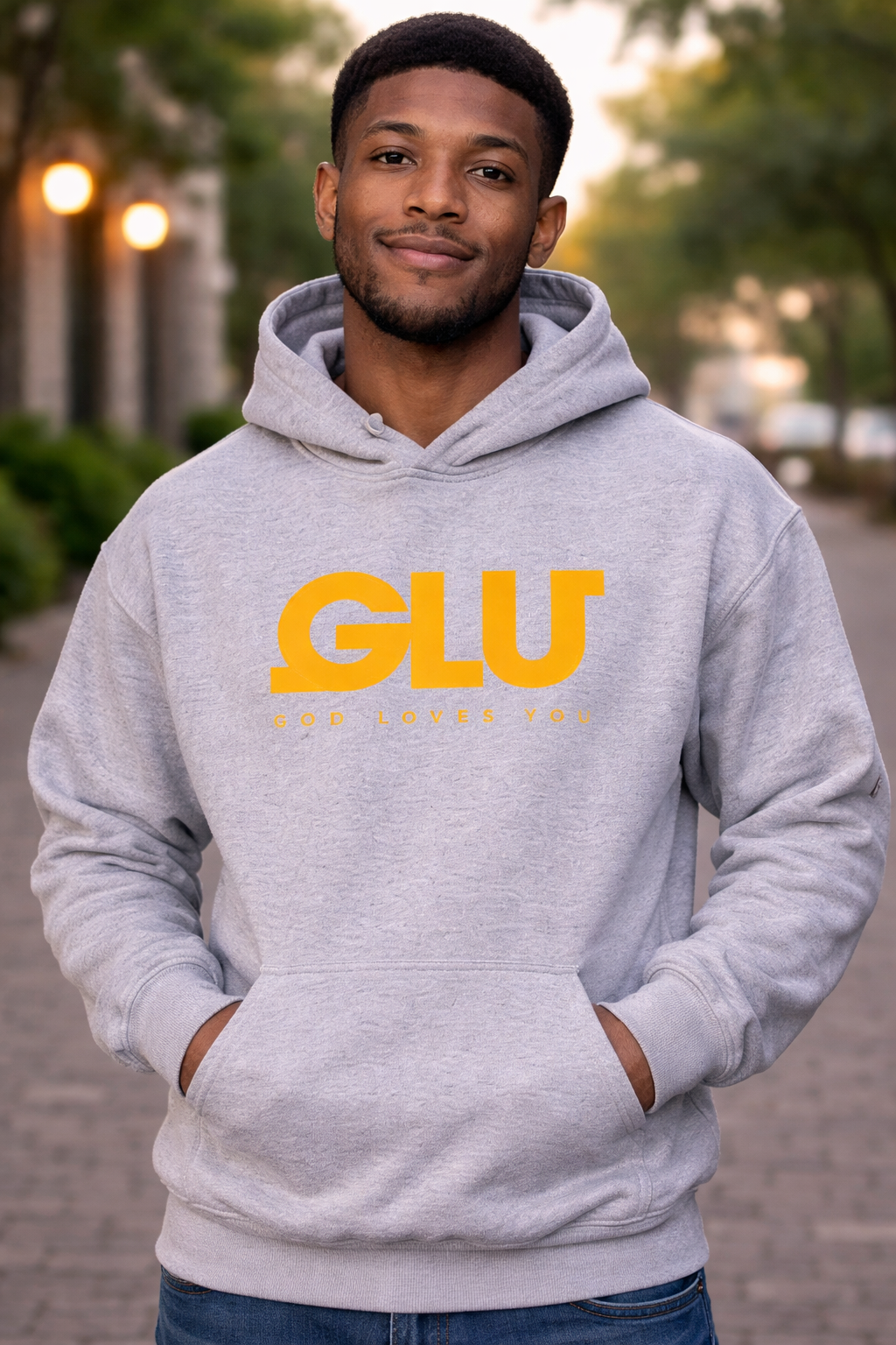 GLU "God Loves You" Classic Hoodie (Unisex)