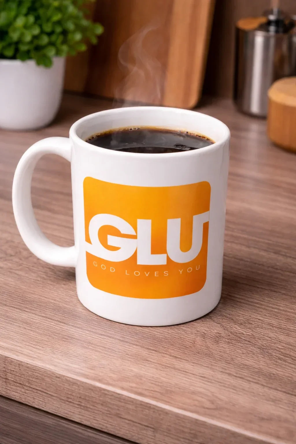 GLU “God Loves You” Ceramic Mug