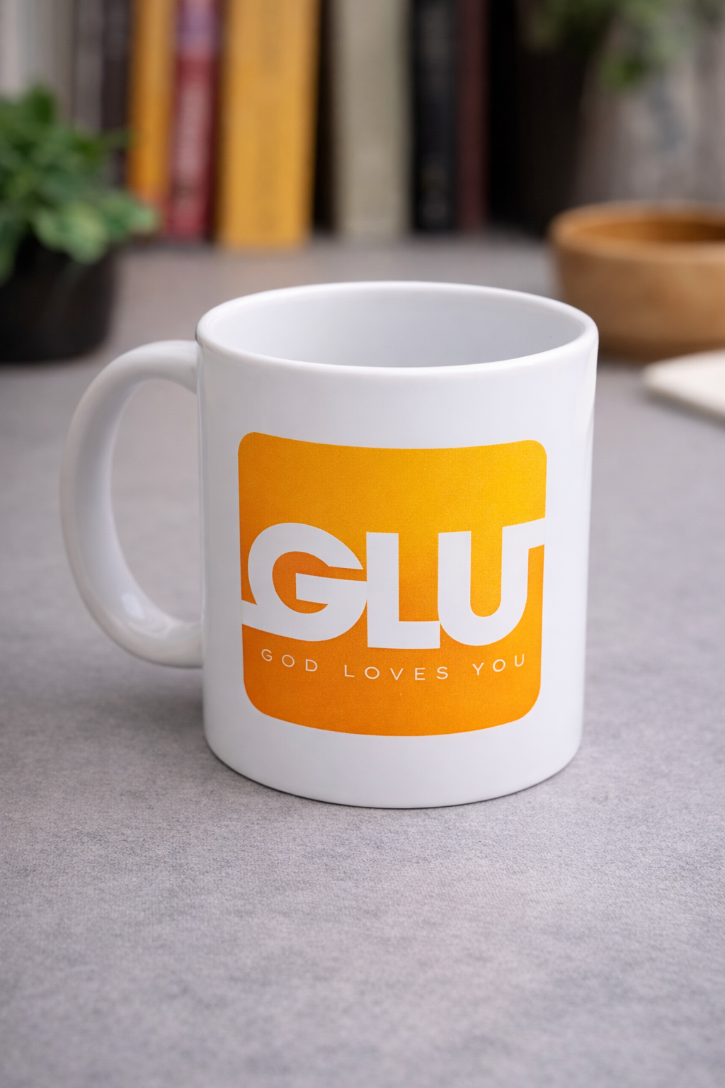 GLU “God Loves You” Ceramic Mug